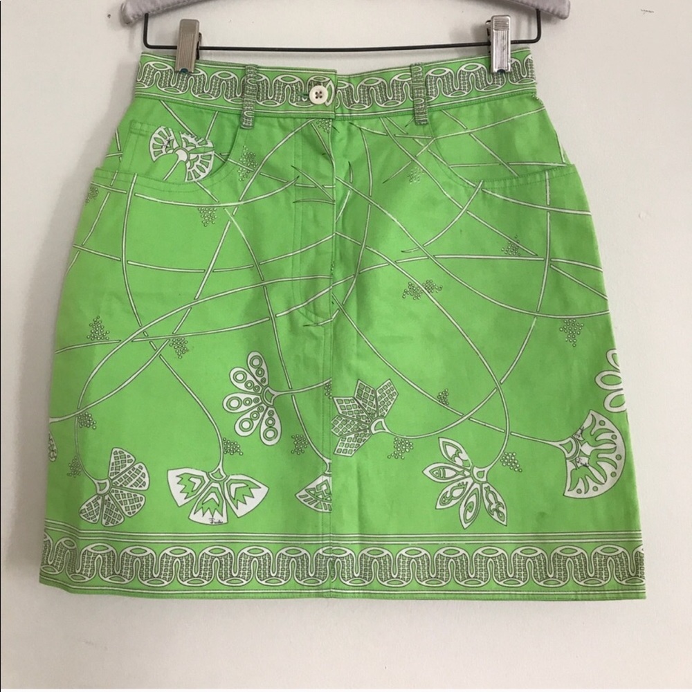 Vintage green Emilio pucci skirt
